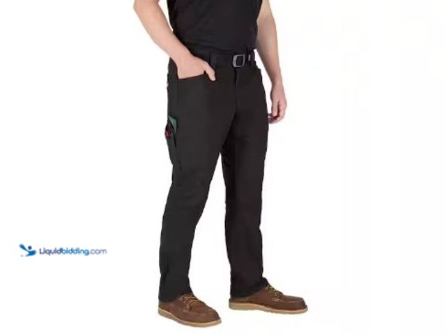 Lot 49-2022830 - Milwaukee Men's 32 in. x 30 in. Black Cotton/Polyester Work Pants with 7 Pockets, Model # M650B-3230...