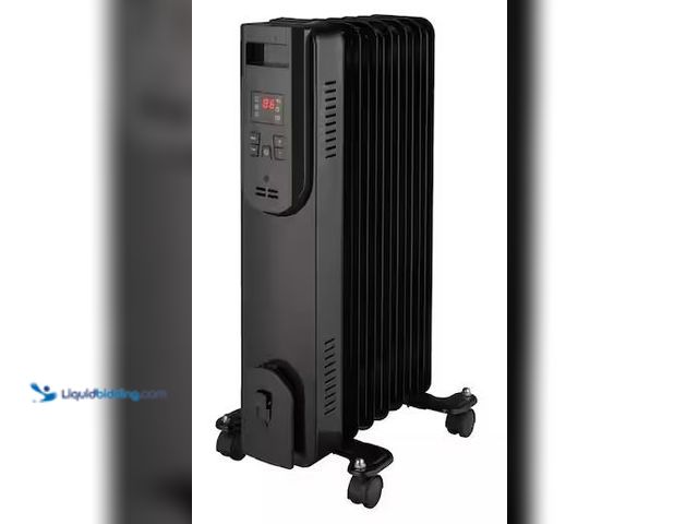 Lot 49-3536636 - Konwin
1500-Watt Black Indoor Electric Oil-Filled Radiator Convection Radiant Space Heater with Rem...