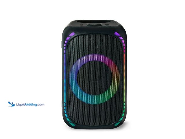 Lot 49-5551761 - onn Medium Party Speaker Gen 2 with LED Lighting, Unused without attachments, powers on