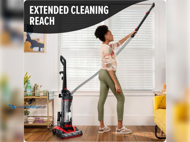 Lot 49-5559186 - Dirt Devil Multi-Surface Extended Reach+ Upright Bagless Vacuum Cleaner | Ideal for Carpet and Hard ...