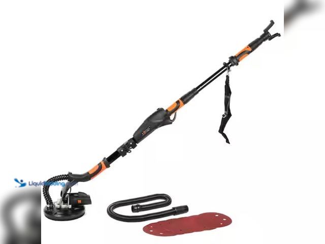 Lot 49-2001283 - WEN 15 ft. 5 Amp Variable Speed Drywall Sander with Dust Hose, Model # DW5062, Used, Has attachments...