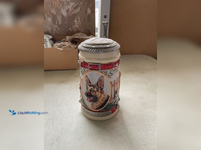 Lot 49-3609251 - Other 2000 ANHEUSER-BUSCH BUDWEISER MAN’S BEST FRIEND SERIES GERMAN SHEPHERD BEER STEIN NO BOX