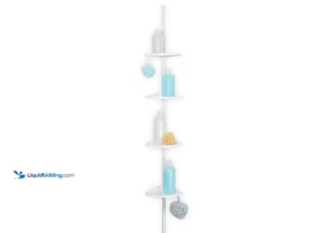 Lot 49-1519018 - Better Living Ultimate Tension Shower Pole Caddy in White, Model # 70040, Unused.  Ref#HD0724