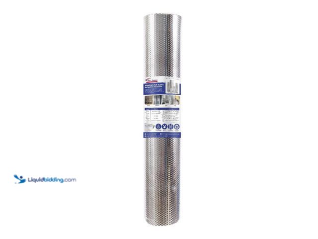 Lot 49-5438399 - Pro Space
48 in. x 25 ft. Radiant Barrier Bubble Aluminum Foil Reflective Insulation. Unused