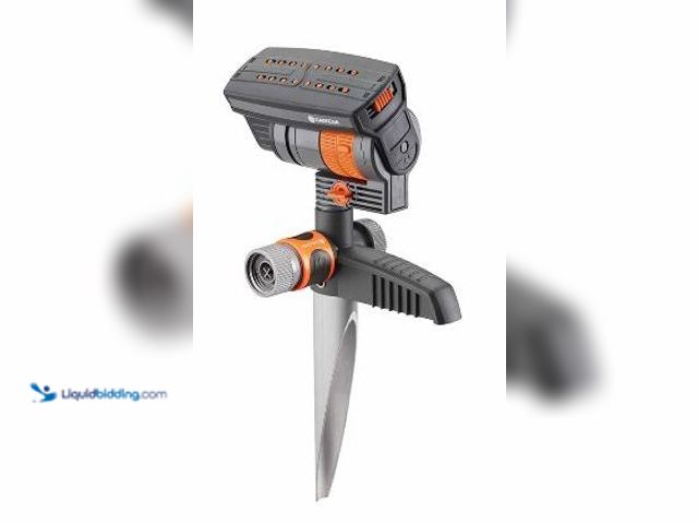 Lot 49-5486223 - ZoomMaxx Oscillating Sprinkler On Metal Spike 2400 Sq Ft. Coverage Item is unused