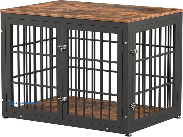 Lot 49-3565447 - rehomerance 42 Inch Heavy Duty Dog Crate Furniture for Large and Medium Dogs, Decorative Pet House E...