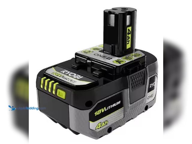 Lot 49-2025181 - RYOBI ONE+ 18V Lithium 4.0 Ah Battery, Model # PBP004, MSRP $129, New, Factory sealed.  Ref#PA0925