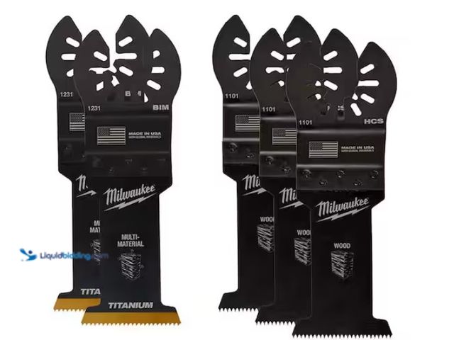 Lot 49-1567895 - (5-Piece) Milwaukee 1-3/8 in. Multi-Tool Oscillating Blade Set, Model # 49-25-1135, New.   Ref#SBS01...