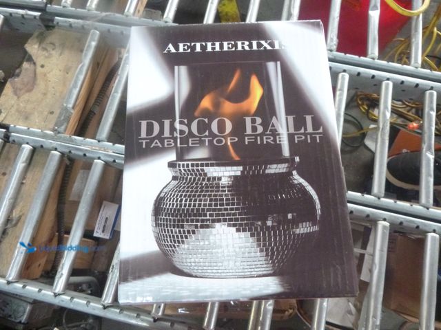 Lot 49-3466031 - AETHERIXIS Disco Ball Tabletop Fire Pit for Indoor and Outdoor Table Decor Bowl with Glass - Balcony...