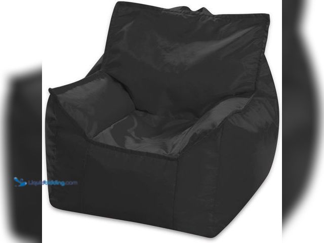 Lot 49-3531679 - Posh Creations Bean Bag Chair Structured Comfy Seat Use for Gaming, Reading and Watching TV, Newport...