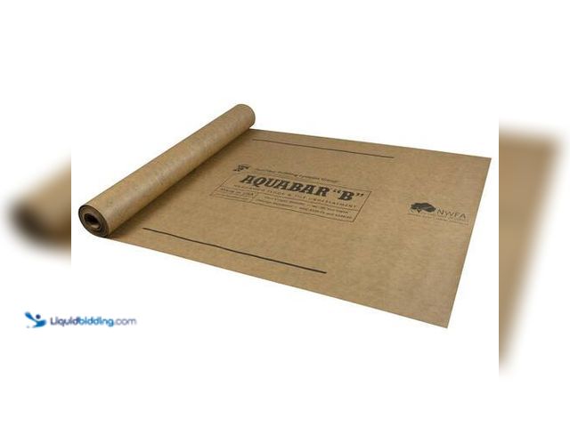 Lot 49-3616824 - Fortifiber 500sq/ft. 36 in. Wide x 167 ft. Long x 7 mil Thick Aquabar "B" Tile Underlayment Roll - s...