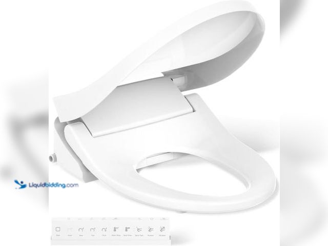 Lot 49-5538912 - Kohler PureWash E815 Elongated Bidet Toilet Seat, Warm Water, White with Remote Control, Self Cleani...