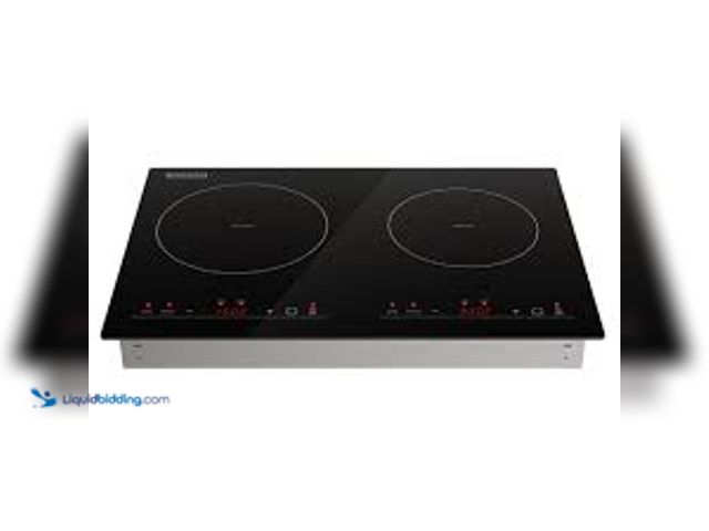 Lot 49-5485490 - Empava 12 Inch Induction Cooktop with 2 burners. Model #EMPV-IDC12B2 20.5" L X 14.2" W X 2.2" H. Unu...