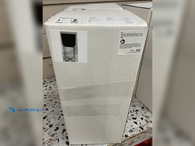 Lot 49-5485154 - QTY 2 - IKEA Vindflakt black metal planter. New