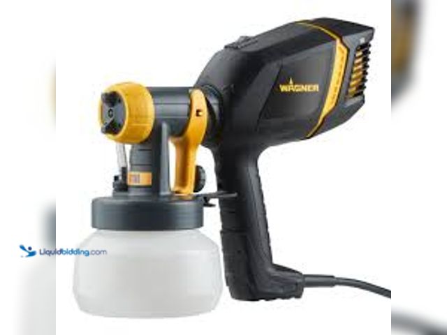 Lot 49-5459395 - Wagner Control Stainer 150 Handheld HVLP Stain Sprayer.Model # 0529051. Used barely. No paint can.