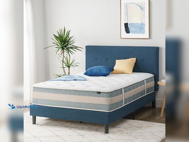 Lot 49-5411646 - ZINUS 12 Inch Cooling Comfort Support Hybrid Mattress [New Version], Queen, Fiberglass Free, Medium ...