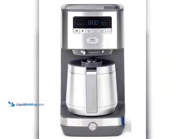 Lot 49-2025276 - GE 10-Cup Stainless Steel Drip Coffee Maker with Thermal Carafe, Model # G7CDABSSTSS, MSRP $99.19, N...