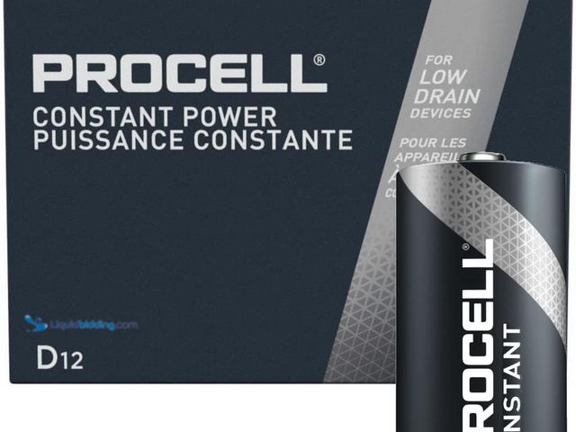 Lot 49-3514535 - Lot of 2. Duracell D12 Procell Professional Alkaline Battery, 12Count. [ASIN: B00009V2QW] Unused