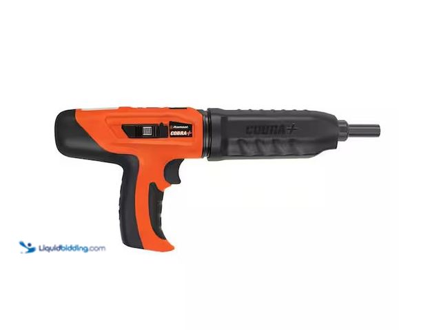 Lot 49-5573262 - Ramset
Cobra Plus 0.27 Caliber Semi-Automatic Powder Actuated Tool (PAT) with Silencer, Unused