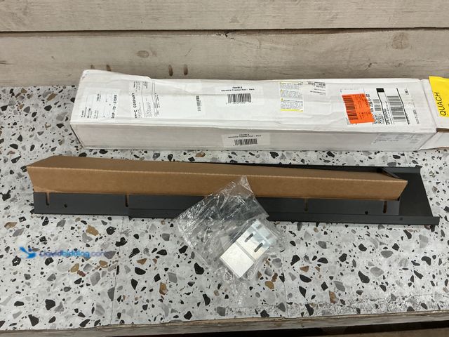 Lot 49-5485749 - HY-C FAHBLK FAH-BLK Fireplace Vent Hood. Model #B07K2MHJ2S. Unused with hardware.