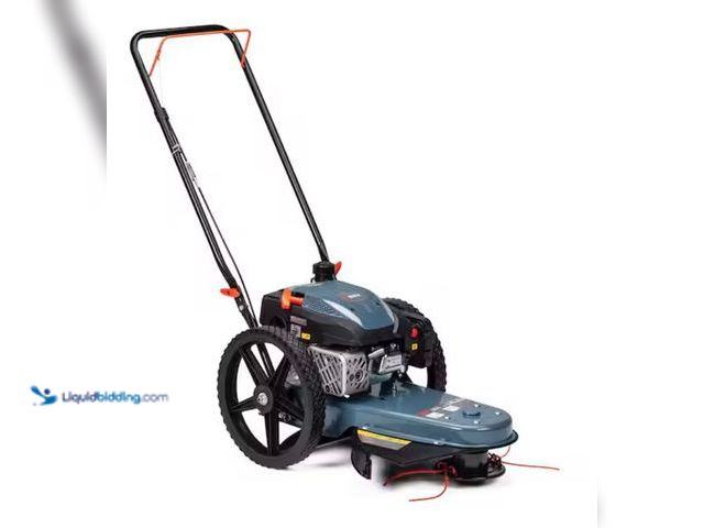 Lot 49-2005983 - Senix 22 in. 160cc 4-Cycle Gas Powered High Wheel String Trimmer, Model # STMG-L, Used, Has compress...