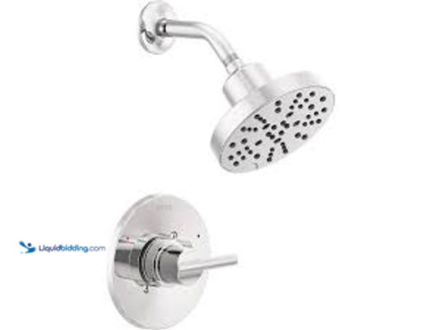 Lot 49-5411984 - Delta Nicoli Single-Handle 5-Spray Shower Faucet with H2OKinetic Technology in Chrome (Valve Include...