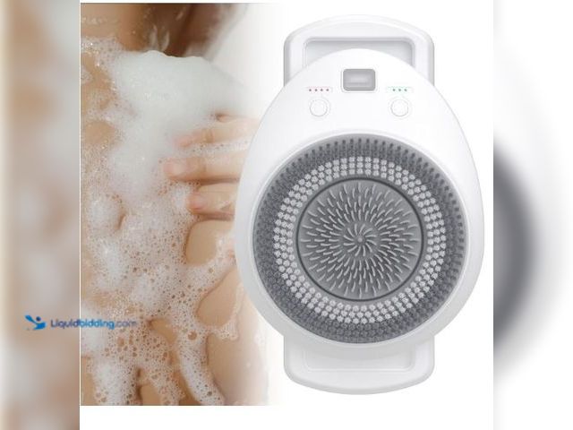 Lot 49-3432591 - Wall Mounted Back Scrubber, Electric Back Exfoliating Bath Wash Pad, 18cm Large Brush Head, 3-Speed ...