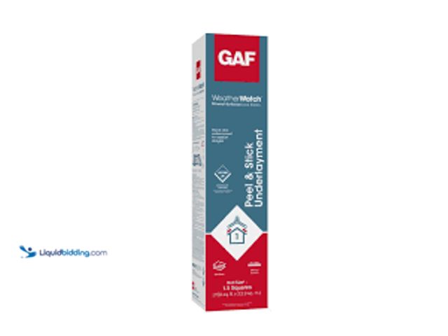 Lot 49-5407571 - GAF WeatherWatch 36 in. x 50 ft., 150 sq. ft. Mineral-Surfaced Peel and Stick Roof Leak Barrier Roll...