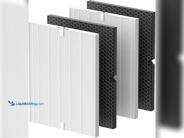 Lot 49-5437800 - Smilyan 2 Sets 116130 Filter H Replacement for Winix 5500-2 Air Purifier, Includes 2 Pack Ture HEPA ...