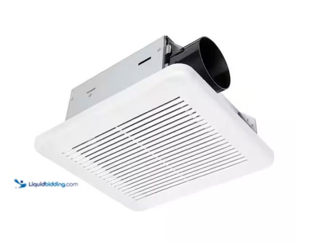 Lot 49-1628208 - Hampton Bay 50 CFM Wall/Ceiling Mount Roomside Installation Bathroom Exhaust Fan, ENERGY STAR, Model...
