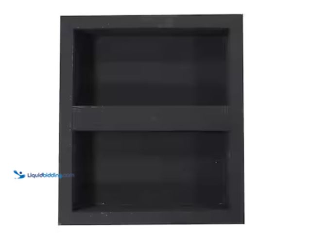Lot 49-1623594 - Everbilt Water shield Shower System 13.25 in. x 15.25 in. x 3.5 in. Shower Niche With Adjustable She...