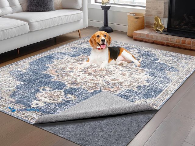 Lot 49-5447583 - Non-Slip Rug Pads 8 x 10 ft, 100% Waterproof Extra Large Area Rugs Non Skid Rug Pad for All Floors a...