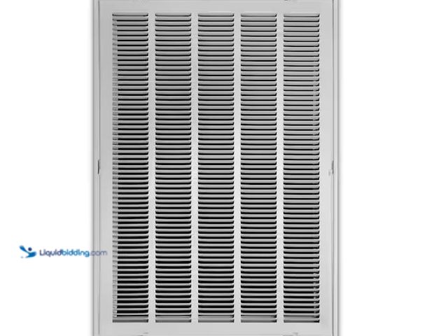 Lot 49-1630872 - Everbilt 20 in. x 30 in. Steel Return Air Filter Grille in White, Model # E190RF20X30, Unused, Has a...