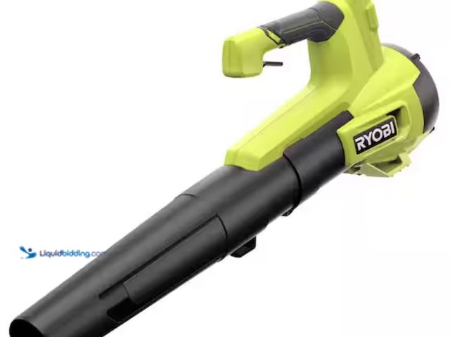 Lot 49-2005971 - RYOBI ONE+ 18V 100 MPH 350 CFM Cordless Battery Variable-Speed Jet Fan Leaf Blower (Tool Only), Mode...