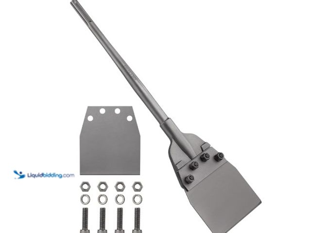 Lot 49-3431487 - SDS Max Floor Scraper with Replaceable Blade, Firecore 6 Inch Thinset Removal Chisel Bits Scaling Ch...