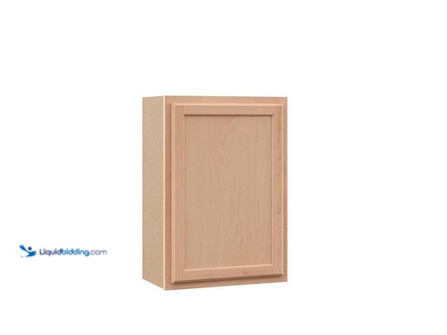 Lot 49-5547873 - Hampton Bay
Recessed Panel 21 in. W x 12 in. D x 30 in. H Assembled Wall Kitchen Cabinet in Unfinis...