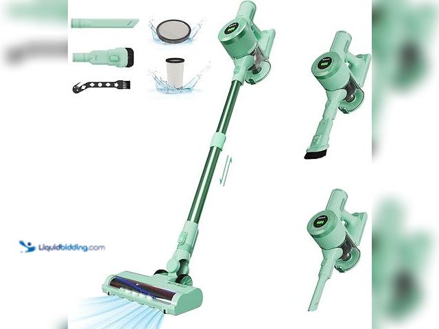 Lot 49-5448195 - Cordless Vacuum Cleaner, Stick Handheld 2200mAh Rechargeable Battery 30KPa Lightweight Small Vac Ele...