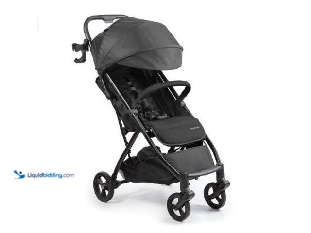 Lot 49-5553610 - Kolcraft Cloud Premier Lightweight Stroller - Black AND GRAY: 5-Point Harness, Reclining Seat, Remov...