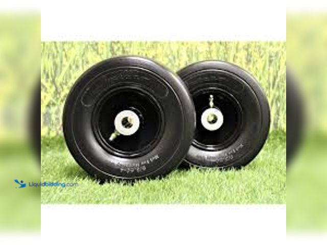 Lot 49-5435271 - Flat-Free 11x6.00-5 Rubber Tires (2pack) Used