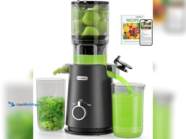 Lot 49-5416457 - Juicer Machines, ECOSELF 4.35" Large Feed Chute for Family Needs, Professional Hands Free Cold Press...