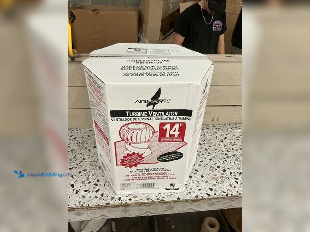 Lot 49-5447892 - Air Vent 14 in. Brown Aluminum Internally Braced Wind Turbine. [Model # TIB14SBR] Unused