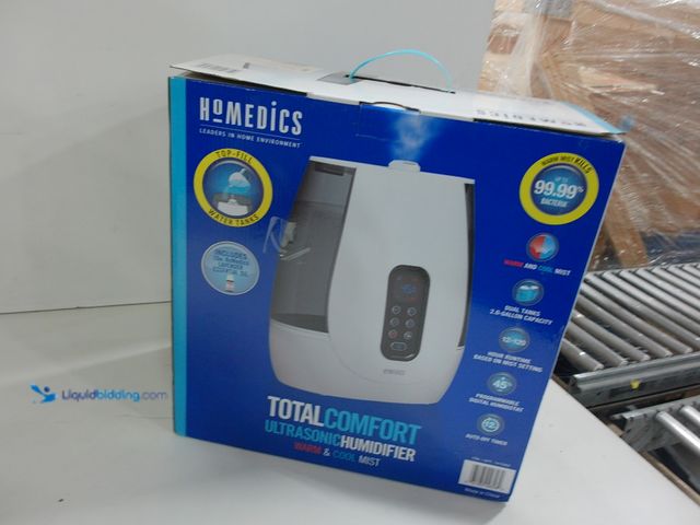 Lot 49-2024092 - HoMedics Total Comfort Ultrasonic Humidifier. Model # CP1415860. MSRP $50. Slightly Used, has attach...