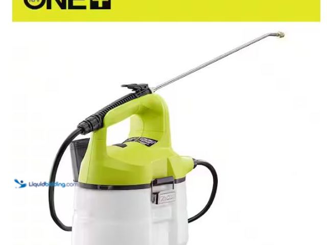 Lot 49-1627636 - RYOBI ONE+ 18V Cordless Battery 1 Gallon Chemical Sprayer Kit With (1) 18v 2.0 Ah Battery and Charge...
