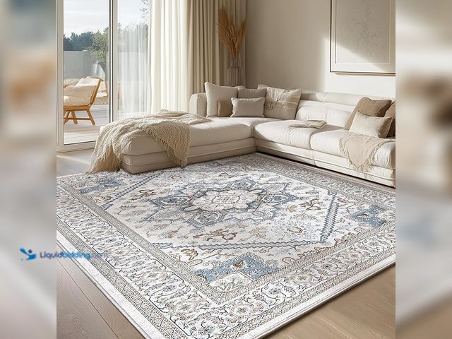 Lot 49-5452142 - OPPODREAM Soft 8x10 Area Rugs, Washable Rugs 8x10 with Non Slip Backing, Faux Cashmere Low-Pile 8 x ...