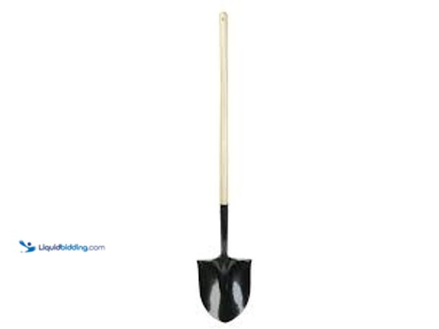 Lot 49-5544565 - Expert Gardener Round-point Shovel with Wood Handle. Model: 17027705274. Unused