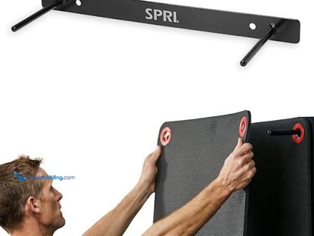 Lot 49-5541951 - SPRI Hanging Exercise Mats for Gyms, Closed-Cell Foam Yoga & Fitness Mats with Grommets, Thick Worko...
