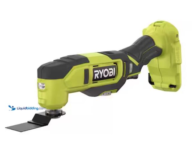 Lot 49-2005890 - RYOBI ONE+ 18V Cordless Oscillating Multi-Tool (Tool Only), Model # PCL430B, Slightly used, No batte...