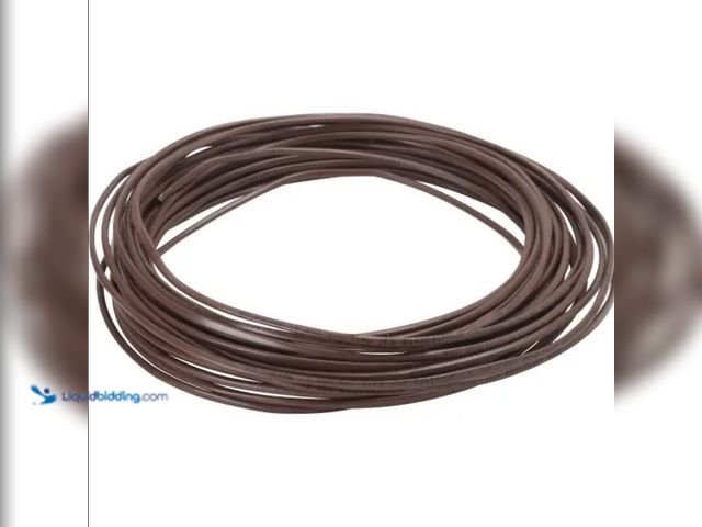 Lot 49-2006440 - (3-Piece) Southwire Thermostat Wire Lot - Including (2) 18/3 150 Volt 50 Ft Thermostat Wire (Brown),...