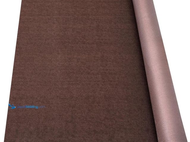 Lot 49-3463509 - Marine 6 FT x 18 FT Brown Indoor/Outdoor Rug 0.2" Thick - Boat Carpet with Water-Proof TPE Backing, ...