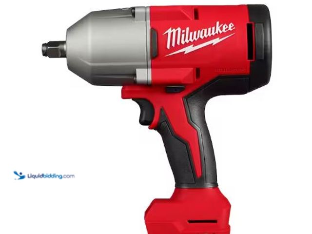Lot 49-3432441 - Milwaukee M18 18-Volt Lithium-Ion Brushless 1/2 in. High Torque Impact Wrench with Friction Ring (To...